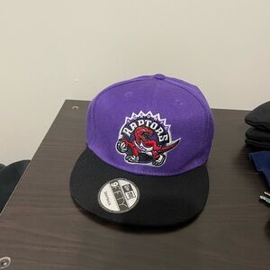 Youth Purple and Black Raptors Cap